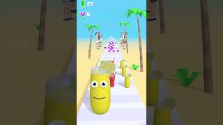 Satisfying Mobilegamesshorts Shape MaxLevel stickrunner Satisfying Mobile Games 2023  JUICE RUN [upl. by Airretnahs]