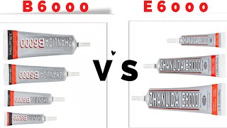 DIFFERENCE BETWEEN B6000 AND E6000 GLUE [upl. by Ayek]