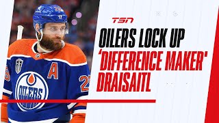 Button on Oilers locking up difference maker Draisaitl [upl. by Gasper]