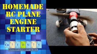 Homemade RC plane engine starter [upl. by Ojahtnamas]