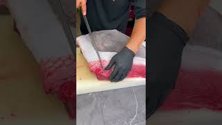 Luxurious 1000 Otoro Trim The Ultimate Bluefin Tuna Craftsmanship bluefintuna otoro sashimi hd [upl. by Aigroeg]