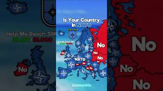 Is Your Country In NATO ❓map mapping geography viral europe guess mapchart [upl. by Lledor]