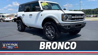 🔥 NEW 2024 Ford Bronco Big Bend Oxford White  Wynn Odom Ford [upl. by Assetnoc573]