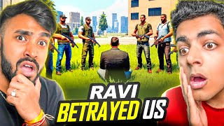 Ravi Betrayed Techno Gamerz amp Lazy Assassin In This City 😰  GTA 5 Grand RP 73 [upl. by Adnoryt]