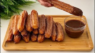 3 MALZEMEYLE 10 DAKÄ°KADA ORJÄ°NAL Ä°TALYAN CHURROS TARÄ°FÄ°ðŸ’¯Ä°NANILMAZ LEZZETLÄ° VE KOLAY HERKES YAPABÄ°LÄ°R [upl. by Nilrah]