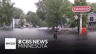 Minnesota town still under water after devastating floods [upl. by Ocire]