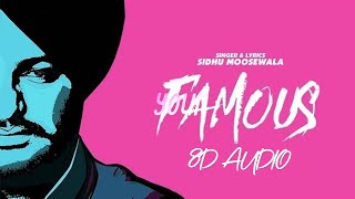 8D Audio  Famous  Sidhu Moosewala  Ultimate 3D Sound Experience with Headphones [upl. by Anahsit718]