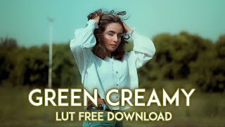 Cinematic Green Creame Lut Free For DaVinci Resolve 186 [upl. by Rebma]