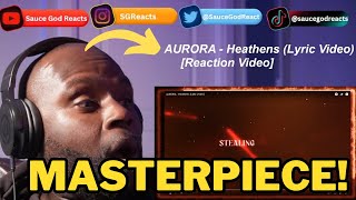 AURORA  Heathens Lyric Video  REACTION [upl. by Dorweiler]