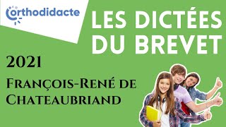 Dictée du brevet 2021 en ligne avec corrigé automatique [upl. by Etteyniv]