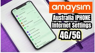 amaysim Australia APN Settings  amaysim APN settings for iPhone [upl. by Nowtna422]