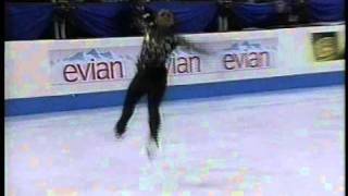 Surya Bonaly FRA  1996 European Figure Skating Championships Ladies Long Program [upl. by Anitsrihc]