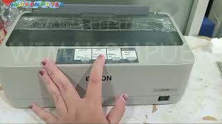 QC PRINTER EPSON DOT MATRIX LX310 [upl. by Enidanreb]