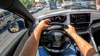 Peugeot 5008 GT Puretech 2023 City Traffic POV Drive Test [upl. by Hizar]