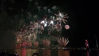 New Year 2024  Fireworks Abudhabi Corniche  UAE [upl. by Rather]