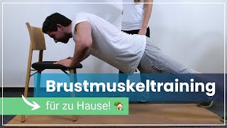 Brustmuskeltraining für zu Hause ➡️ Diese effektive Brustübung schafft jede Person ✔ 5 Minuten [upl. by Doak344]