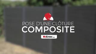 Comment monter une clôture en composite Mccover [upl. by Annoled646]