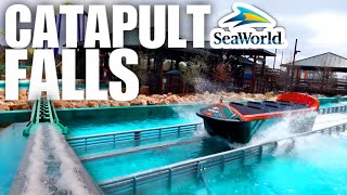 Catapult Falls Media Day amp POV  Experience amp Thoughts  SeaWorld San Antonio [upl. by Mayhs]