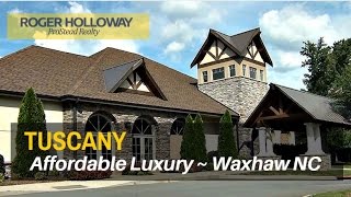 Waxhaw NC New Homes for Sale in Tuscany Housing Development [upl. by Tamma949]