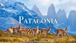 Patagonia 4K  Scenic Relaxation Film With Inspiring Music [upl. by Gerstein]