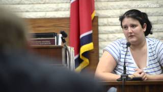 VIDEO Tiffany Hilliard testifies about her babys death [upl. by Ymmit]