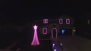 Small Town Titans  quotYoure A Mean One Mr Grinchquot  2024 Christmas Light Show [upl. by Isla]