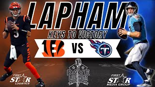 Dave Lapham  Keys To Bengals Victory Over Tennessee Titans [upl. by Kahlil47]