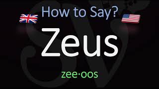 How to Pronounce Zeus CORRECTLY [upl. by Enidlarej]