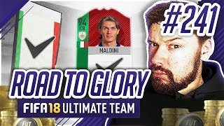 COMPLETING PRIME MALDINI  FIFA18 Road to Glory 241 Ultimate Team [upl. by Salokkin]