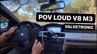 POV Drive E93 M3 VALVETRONIC Designs Exhaust XPipe PURE SOUND E92 E90 Induction Noise Heaven [upl. by Irmo]