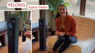 PELONIS Space Heater oscillating heats quick and smart spaceheater heat heater [upl. by Eusoj]