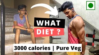 Full Day of Eating 3000 Calories VEG HOMEMADE FOODS to Gain Weight [upl. by Ennaus]