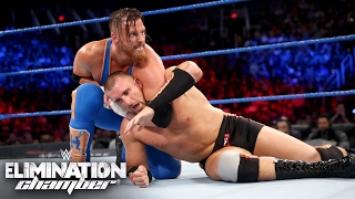 Mojo Rawley vs Curt Hawkins Elimination Chamber 2017 Kickoff WWE Network [upl. by Adiuqal]