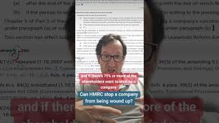 Can HMRC stop a company being wound up [upl. by Hax269]