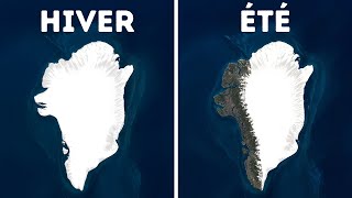 Ce qui rend la calotte glaciaire du Groenland sombre en été [upl. by Ardnassak]