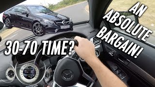 2014 Mercedes E400 coupe DRIVING POVREVIEW  A GENUINE BARGAIN [upl. by Bigg133]