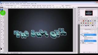 Photoshop Tutorial GermanDeutsch  3D Text mit CS4 CS3 oder CS2 [upl. by Aplihs812]