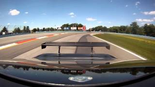 Watkins Glen SCCA Majors Race 2 STL 33 Acura Integra RearFacing Roof Cam [upl. by Asylla200]