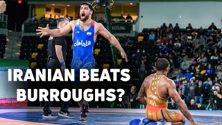 Jordan Burroughs Takes First Ever Loss To An Iranian Ali Savadkouhi [upl. by Ashley715]