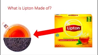 What is Lipton Tea Made of Updated 2021 [upl. by Giacopo]