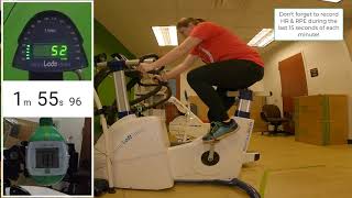 AstrandRhyming Submaximal Cycle Ergometer Test [upl. by Fiona]