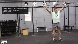 Power Snatch Progression 3 Step [upl. by Edwine]