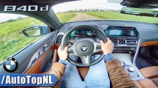 BMW 8 Series M SPORT 840d xDrive POV Test Drive by AutoTopNL [upl. by Dotti]