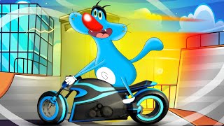 ROBLOX OGGY AND JACK BIKE RIDE [upl. by Eahsram]