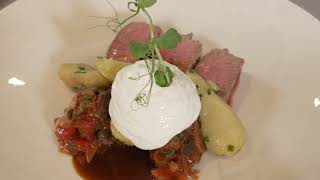 RECEPT Lamsfilet caponata spuma van mozzarella De Repertoire Joris Wils [upl. by Ham]