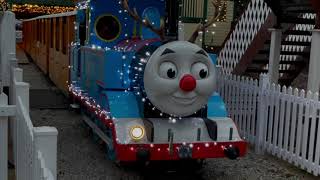 Drayton Manor Thomas Land Christmas Time 2022 [upl. by Nyladam858]