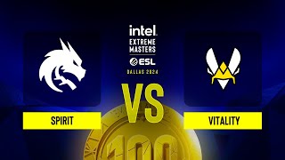 Spirit vs Vitality  IEM Dallas 2024  Semifinal [upl. by Apple]