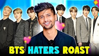 BTS HATERS ROAST AGAIN  RAJAT PAWAR [upl. by Anaujait936]