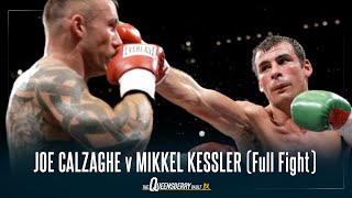 JOE CALZAGHE v MIKKEL KESSLER Full Fight  Epic 2007 Super Middleweight World Title Unification [upl. by Siloum844]