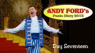 Andy Fords Panto Diary 2013 day seventeen [upl. by Hartman]